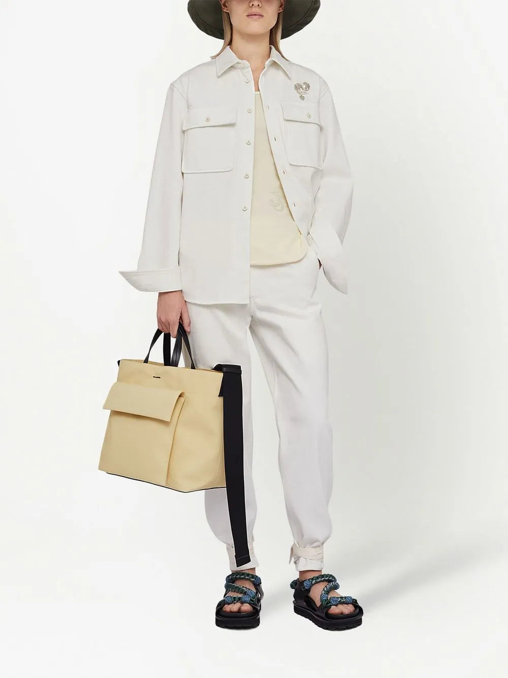 Classic-Collar Cotton Shirt
