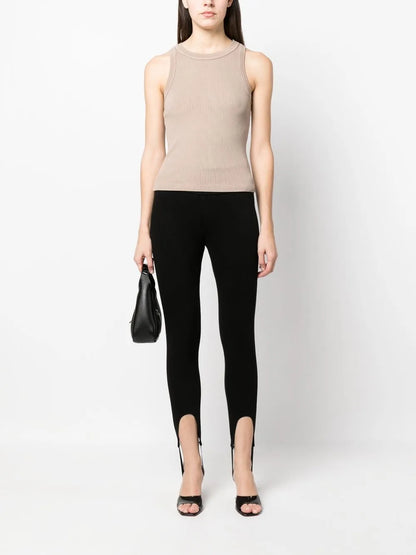 Sleeveless Ribbed Top