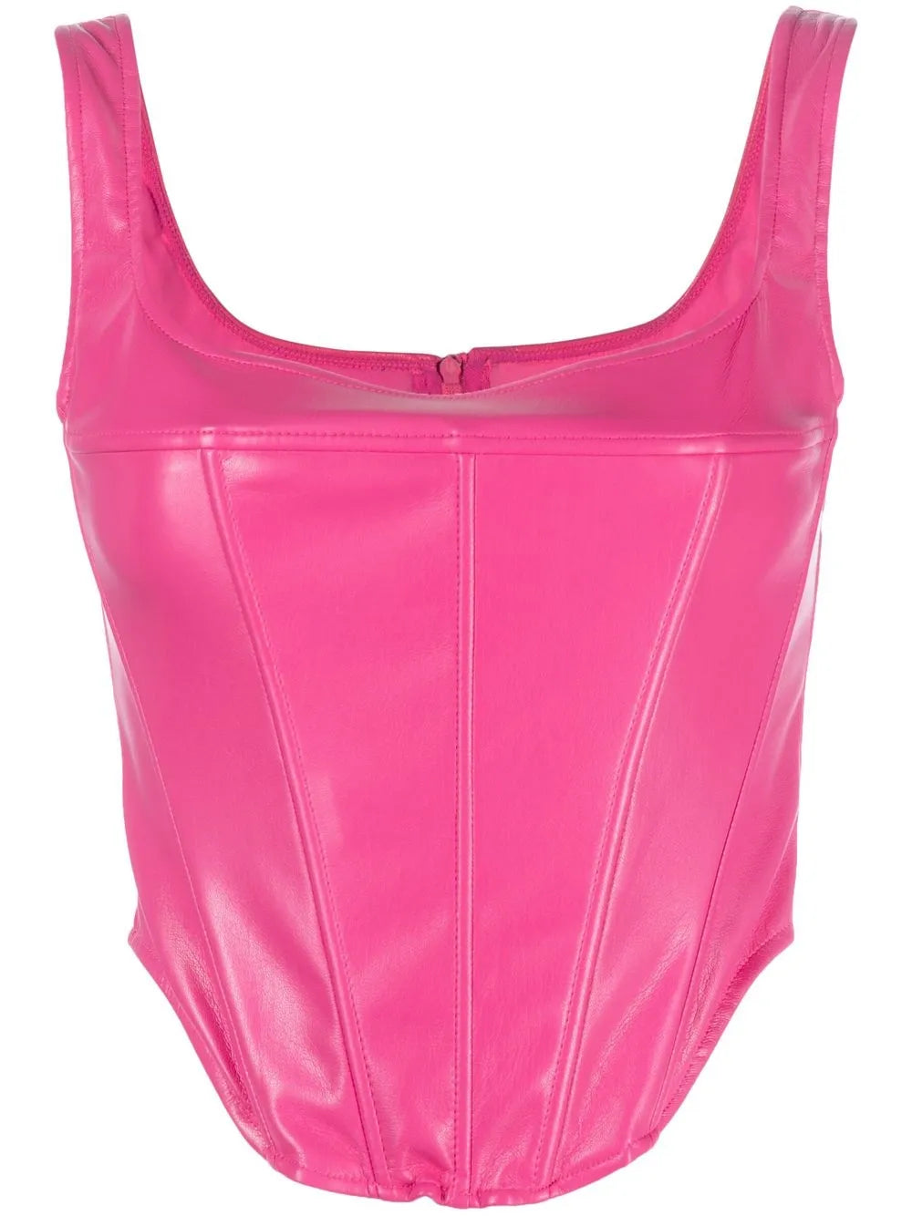 Corset-Style Cropped Top