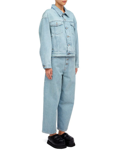 Button-Up Denim Jacket