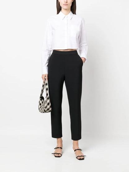 Two-Pocket Slim Trousers