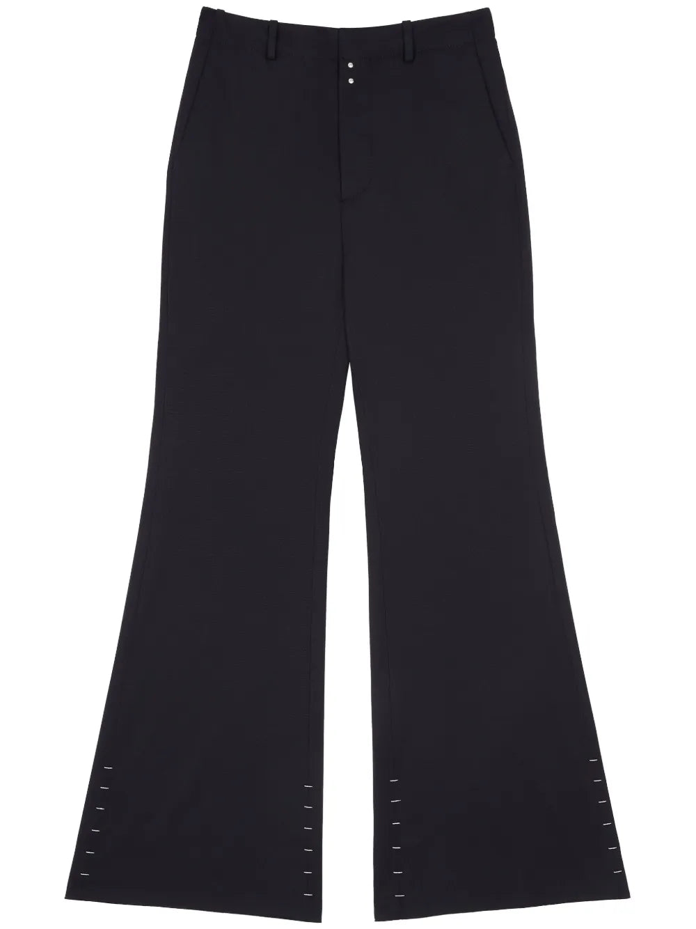 High-Waisted Flared Trousers