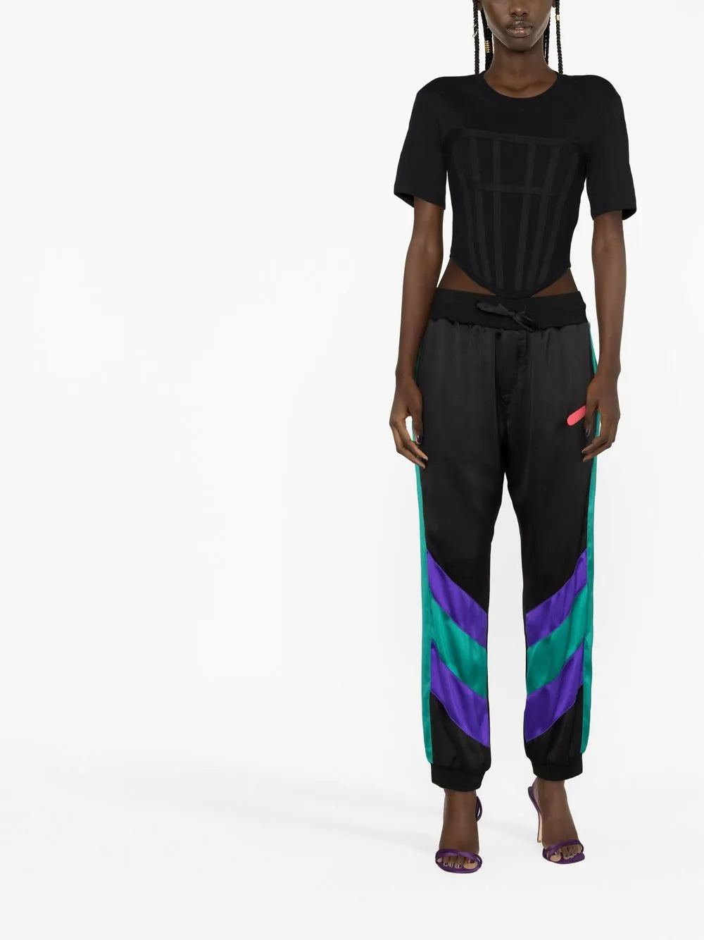 Stripe-Detail Track Pants