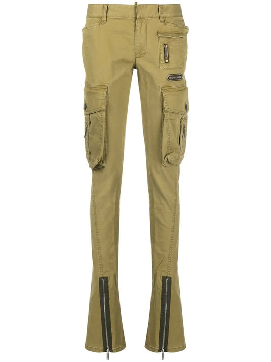 Multi-Pocket Skinny Jeans