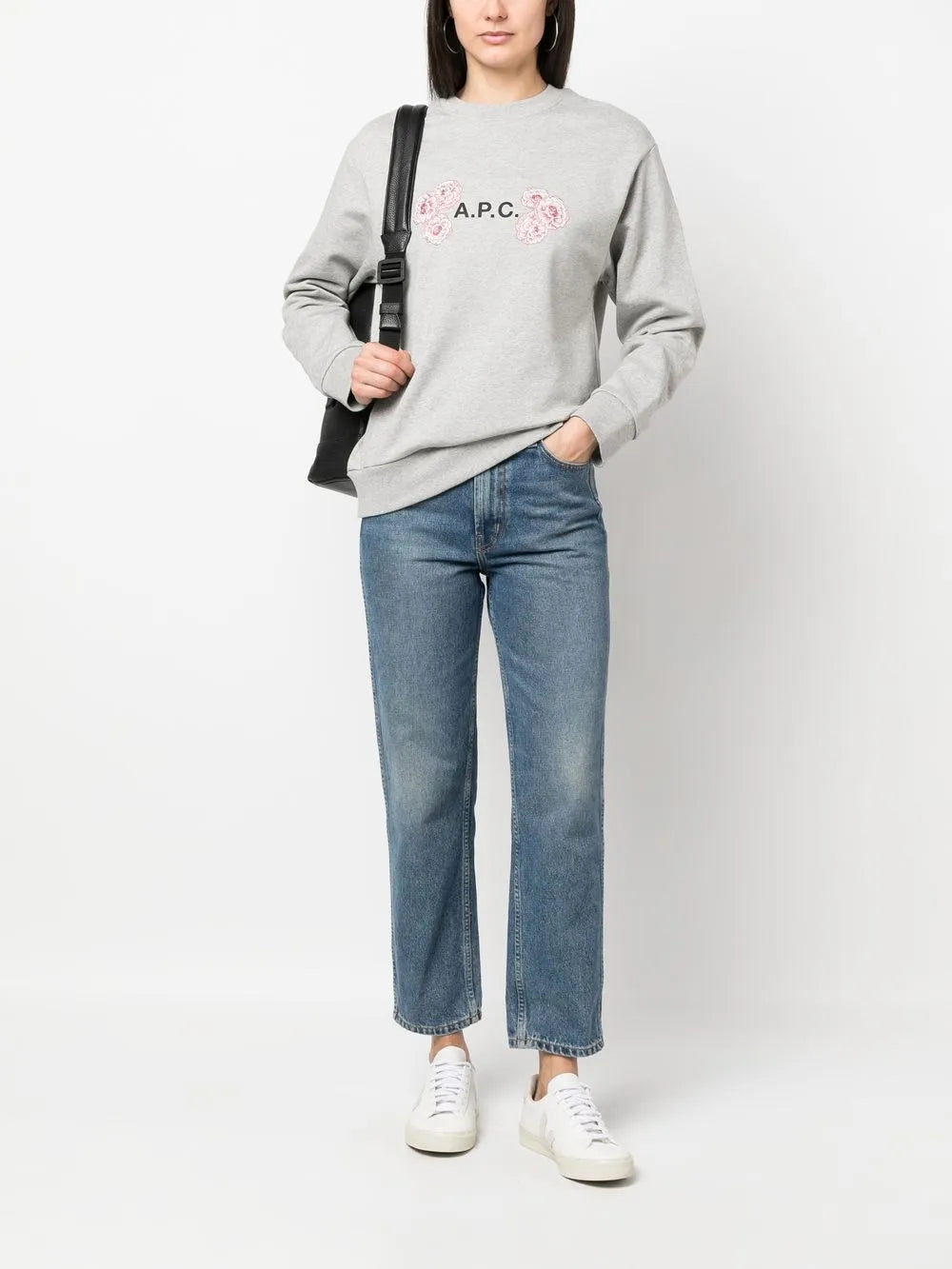 Floral Logo-Print Sweatshirt