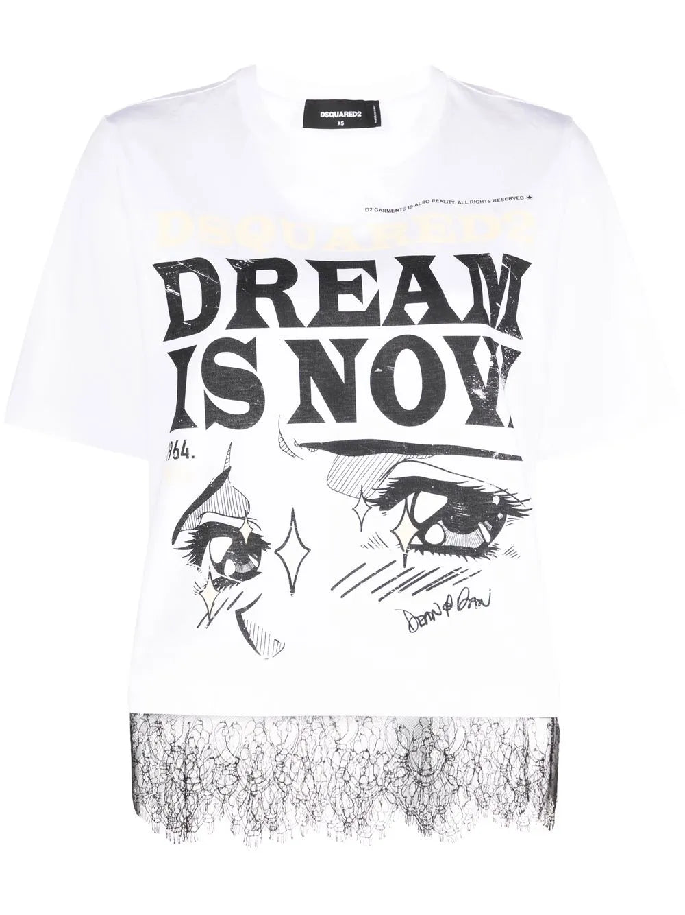 Slogan Graphic-Print T-Shirt