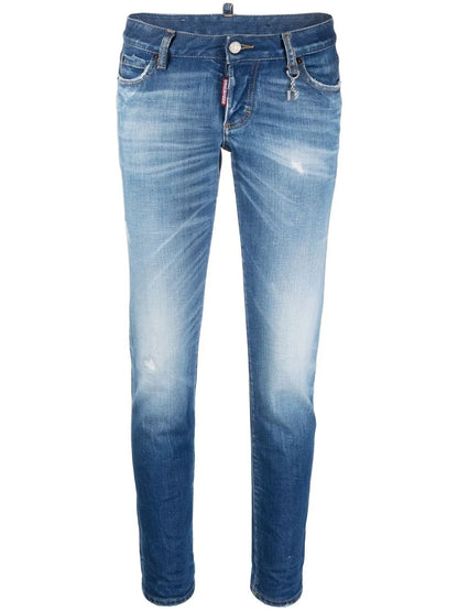 Faded Slim-Cut Jeans