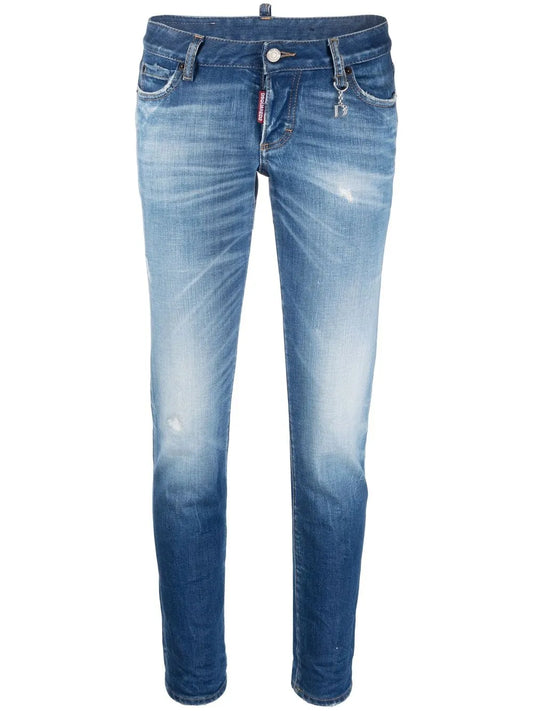 Faded Slim-Cut Jeans