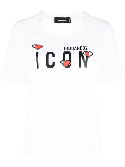 Icon Logo-Print T-Shirt