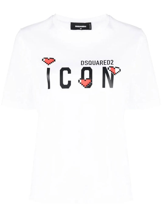 Icon Logo-Print T-Shirt