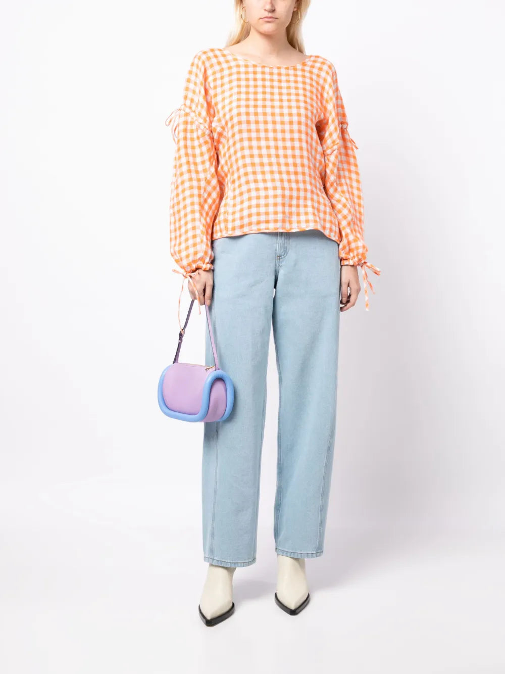 Tapas Check-Print Blouse