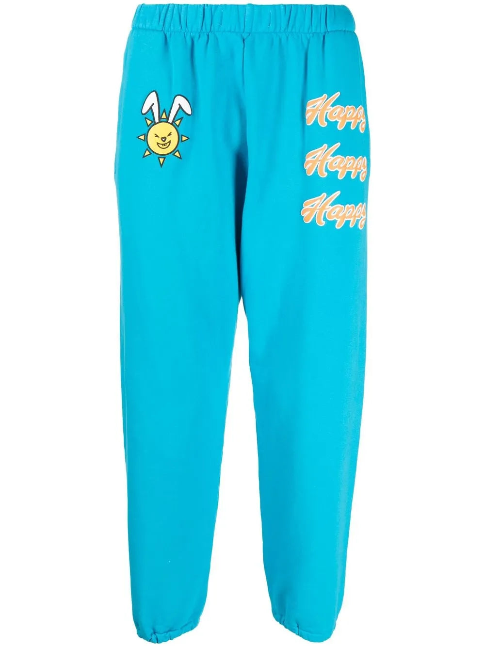 Happy-Print Detail Track Pants