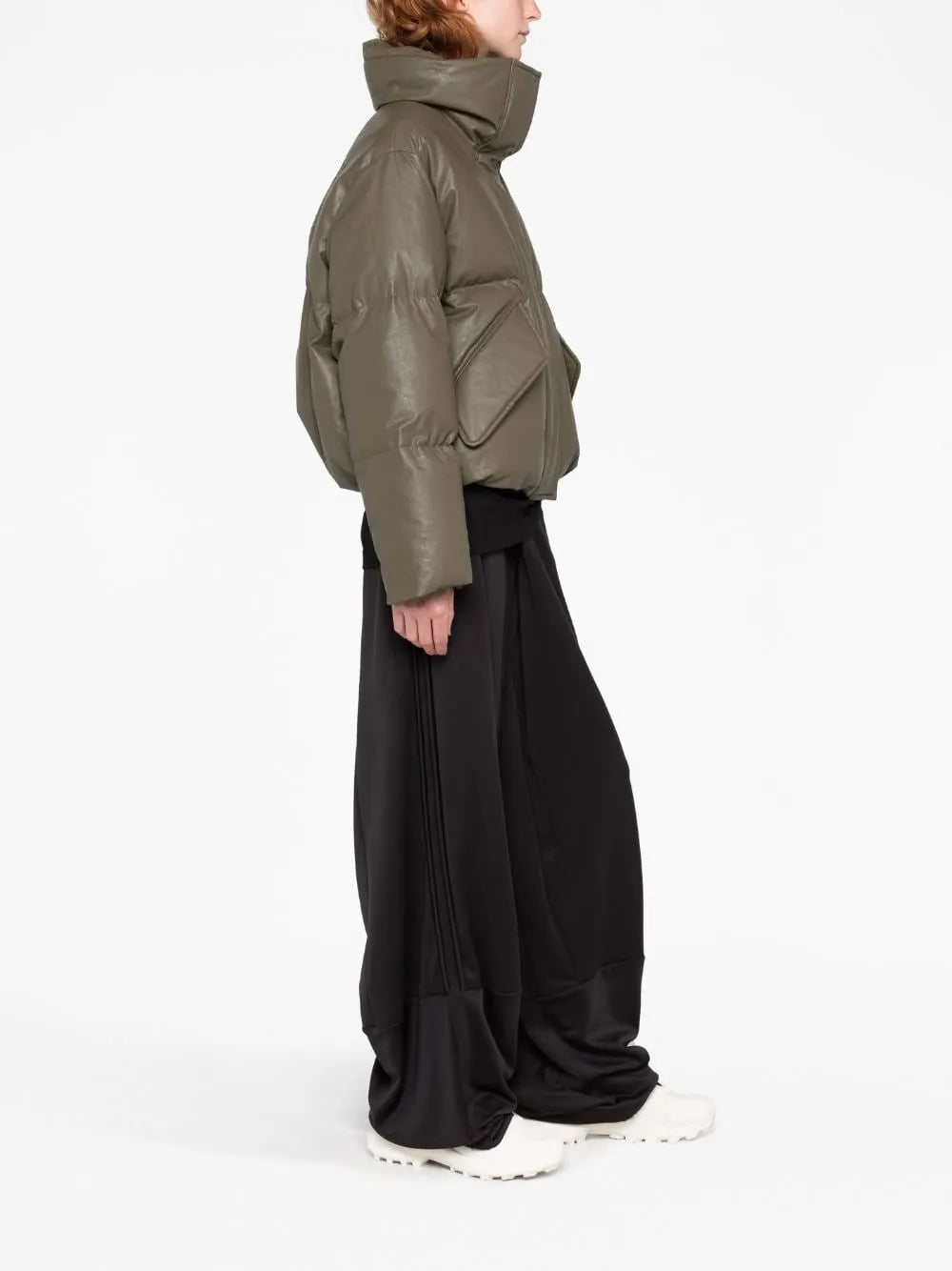 Cropped Padded Down Jacket