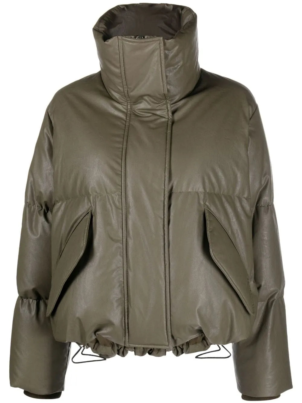 Cropped Padded Down Jacket
