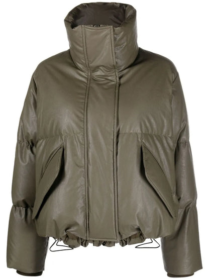 Cropped Padded Down Jacket