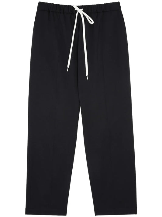 Drawstring-Waist Tailored Trousers
