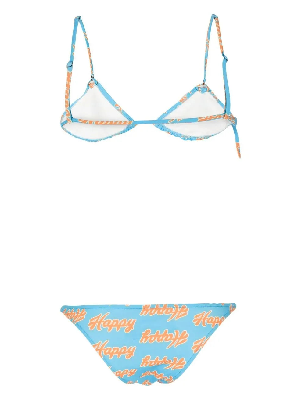 All-Over Happy-Print Bikini Set
