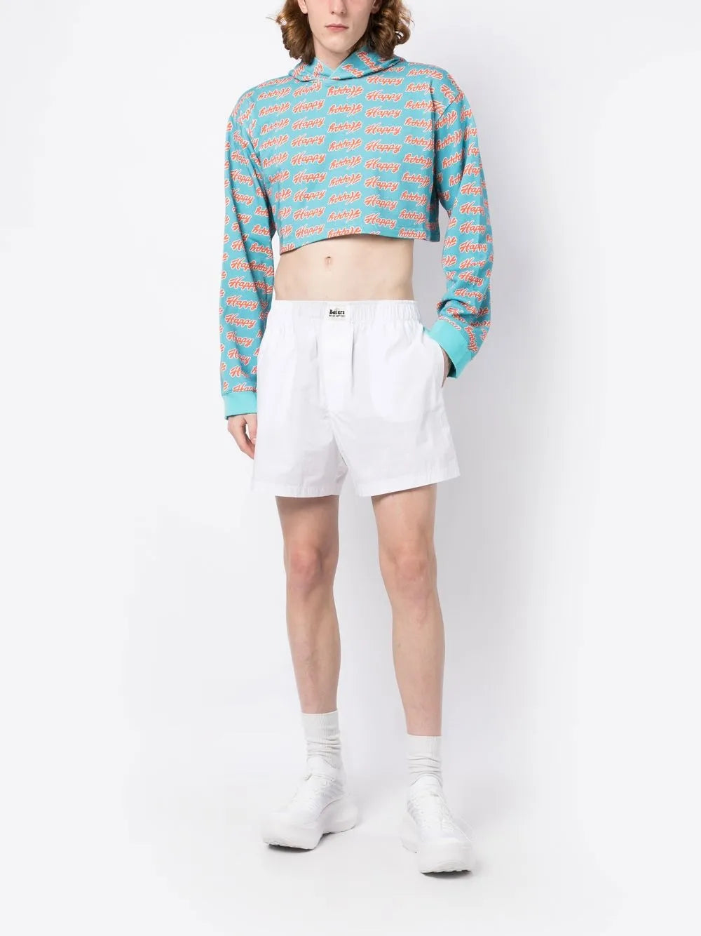All-Over Angry-Print Hoodie