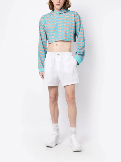 All-Over Angry-Print Hoodie