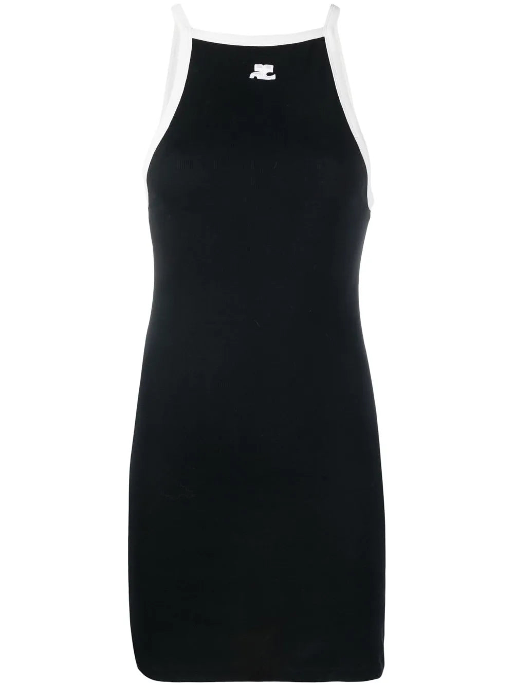 Sleeveless Cotton Mini-Dress