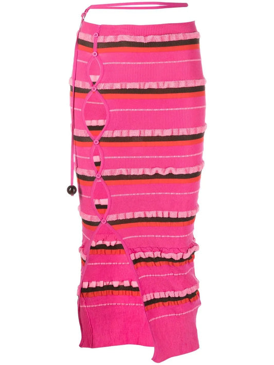 La Jupe Maille Concha Midi Skirt