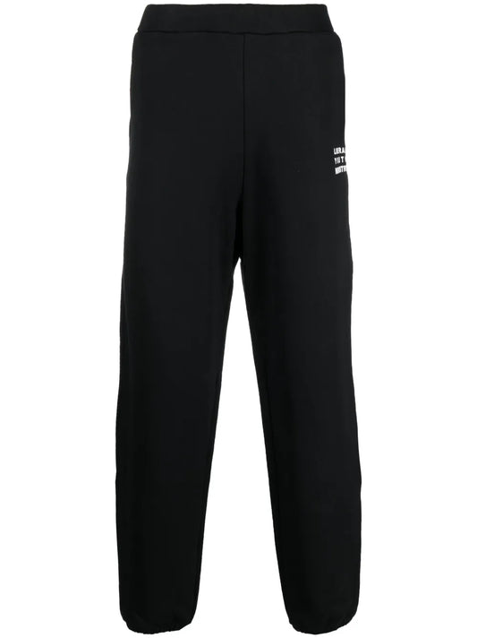 Logo-Print Cotton Track Pants