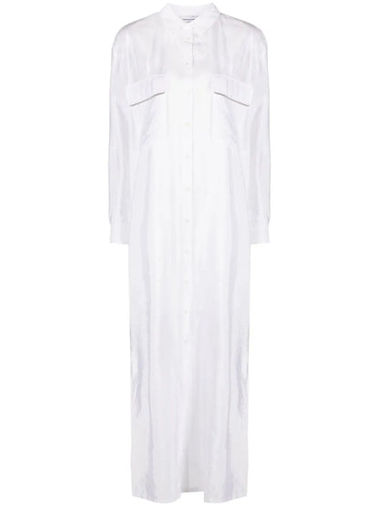 Side-Slits Shirt Dress