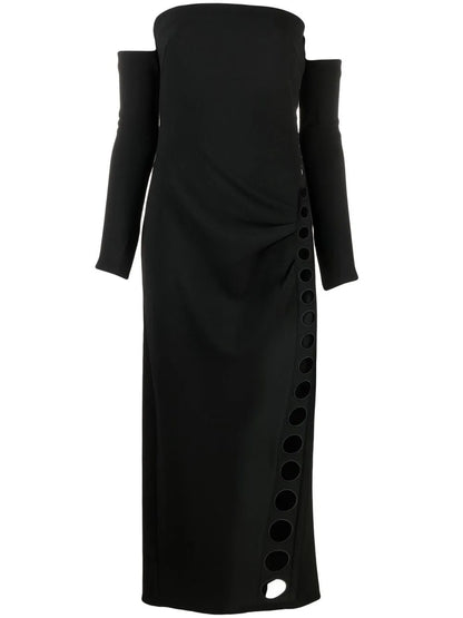 Off-Shoulder Midi Dress