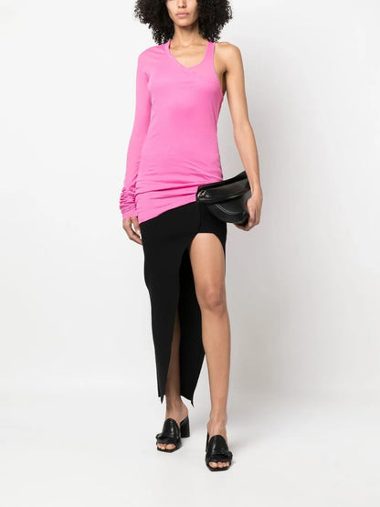 Thigh-High Slit Skirt