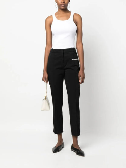 Straight-Leg Trousers
