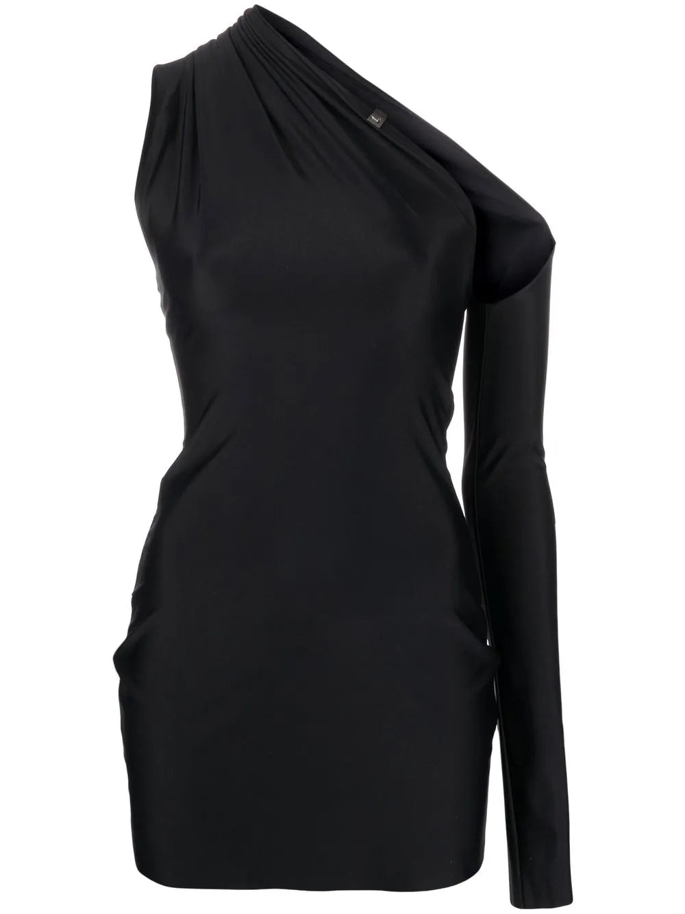 Cut-Out Asymmetric Mini Dress