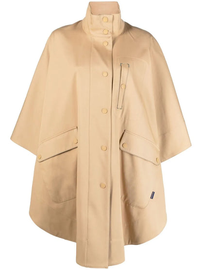 High-Neck Half-Sleeved Parka