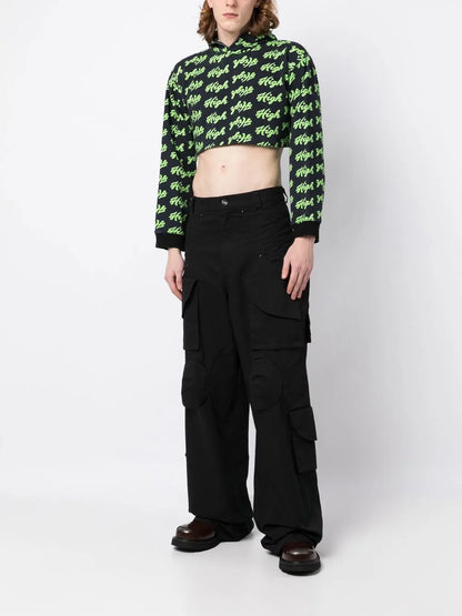 Cargo-Pocket Detail Trousers