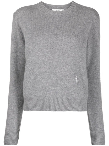 Long-Sleeve Knitted Jumper