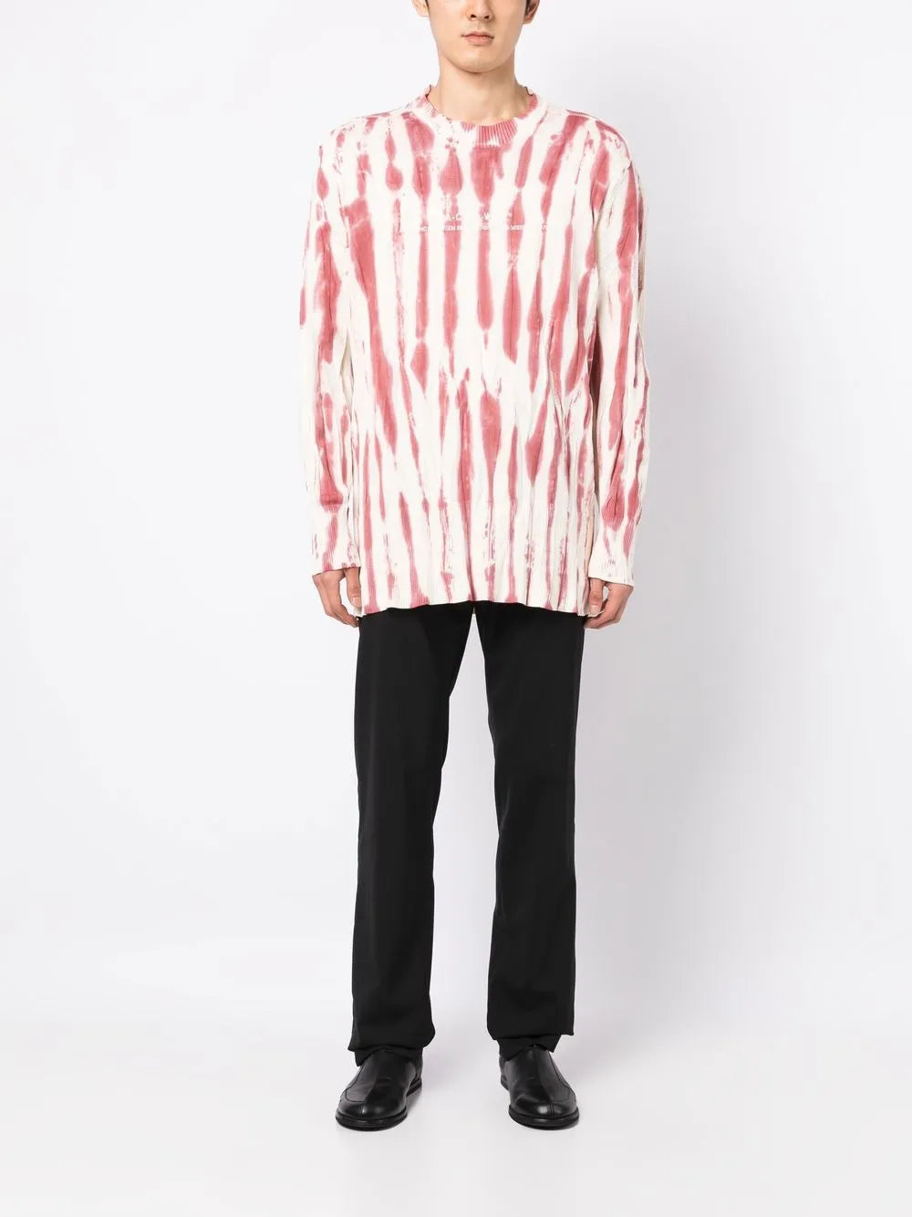 Tie-Dye Logo-Print Jumper