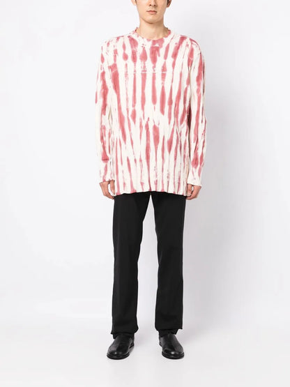 Tie-Dye Logo-Print Jumper