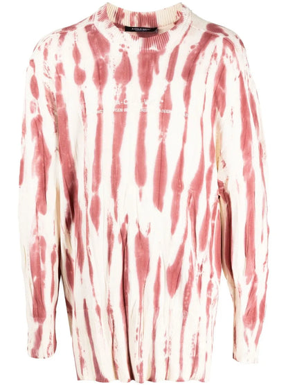 Tie-Dye Logo-Print Jumper