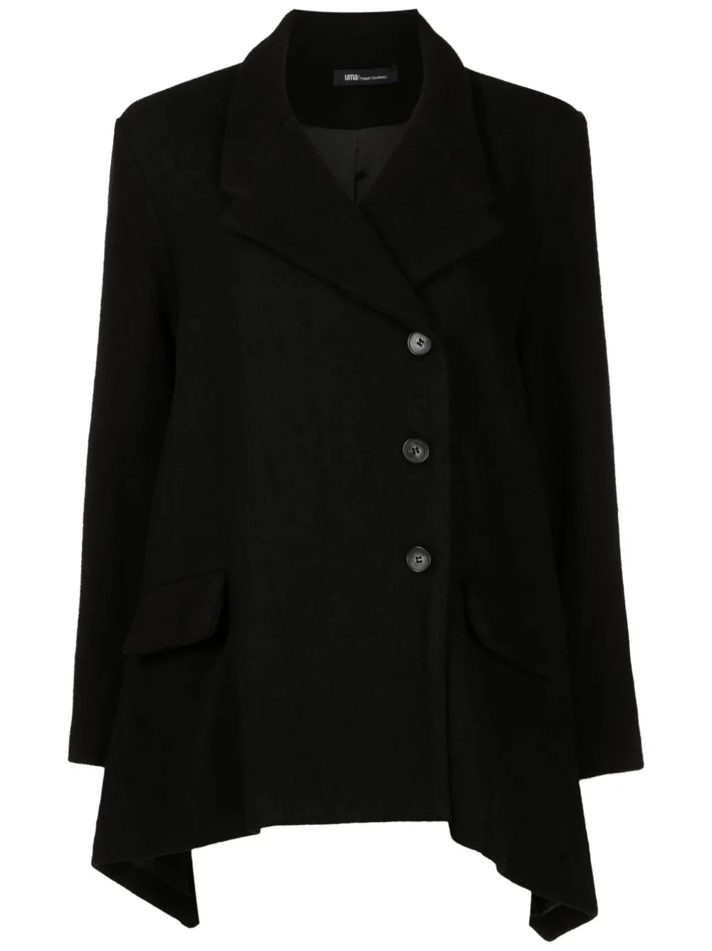 Off-Centre Button-Fastening Jacket