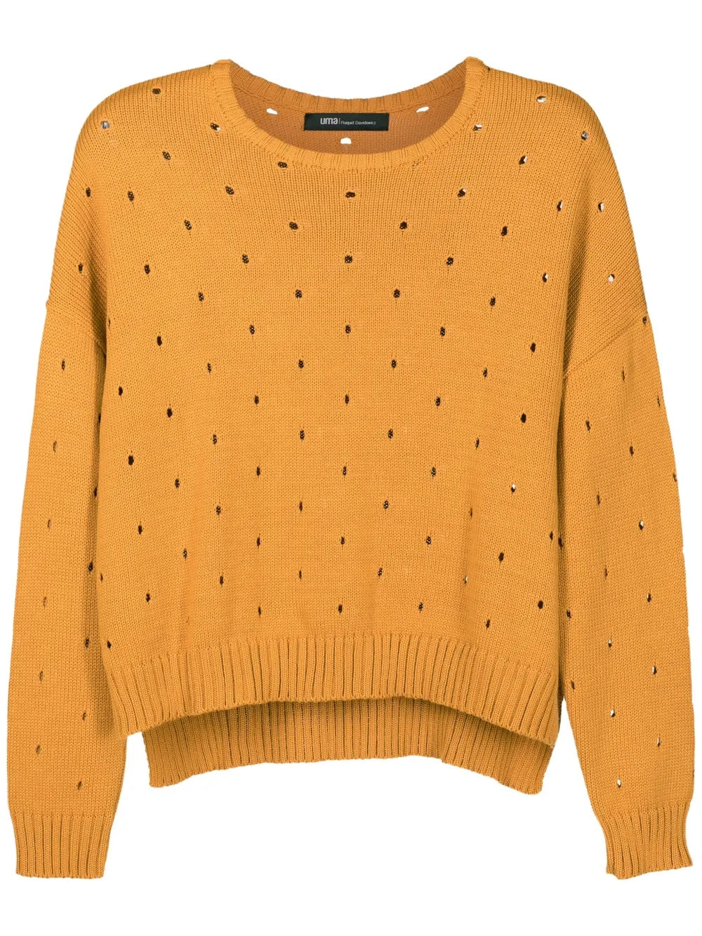 Perforated Long-Sleeved Jumper