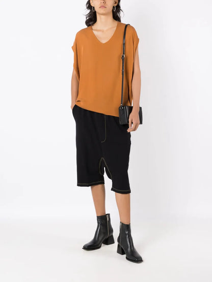 V-Neck Sleeveless Blouse