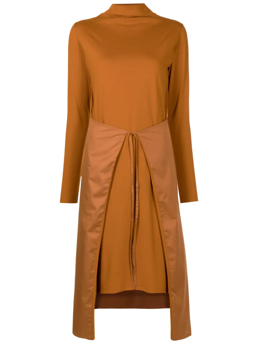 Long-Sleeve Midi Dress