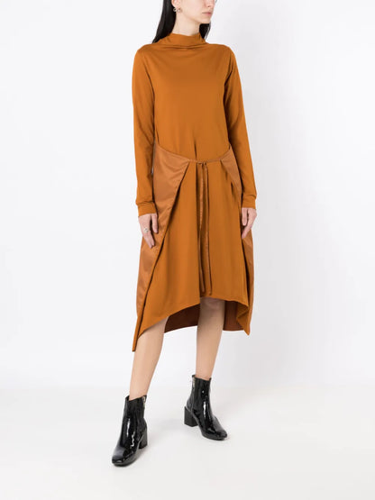Long-Sleeve Midi Dress
