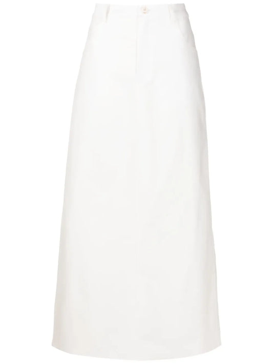 A-Line Straight-Cut Skirt