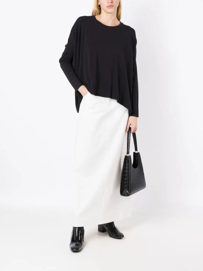 A-Line Straight-Cut Skirt
