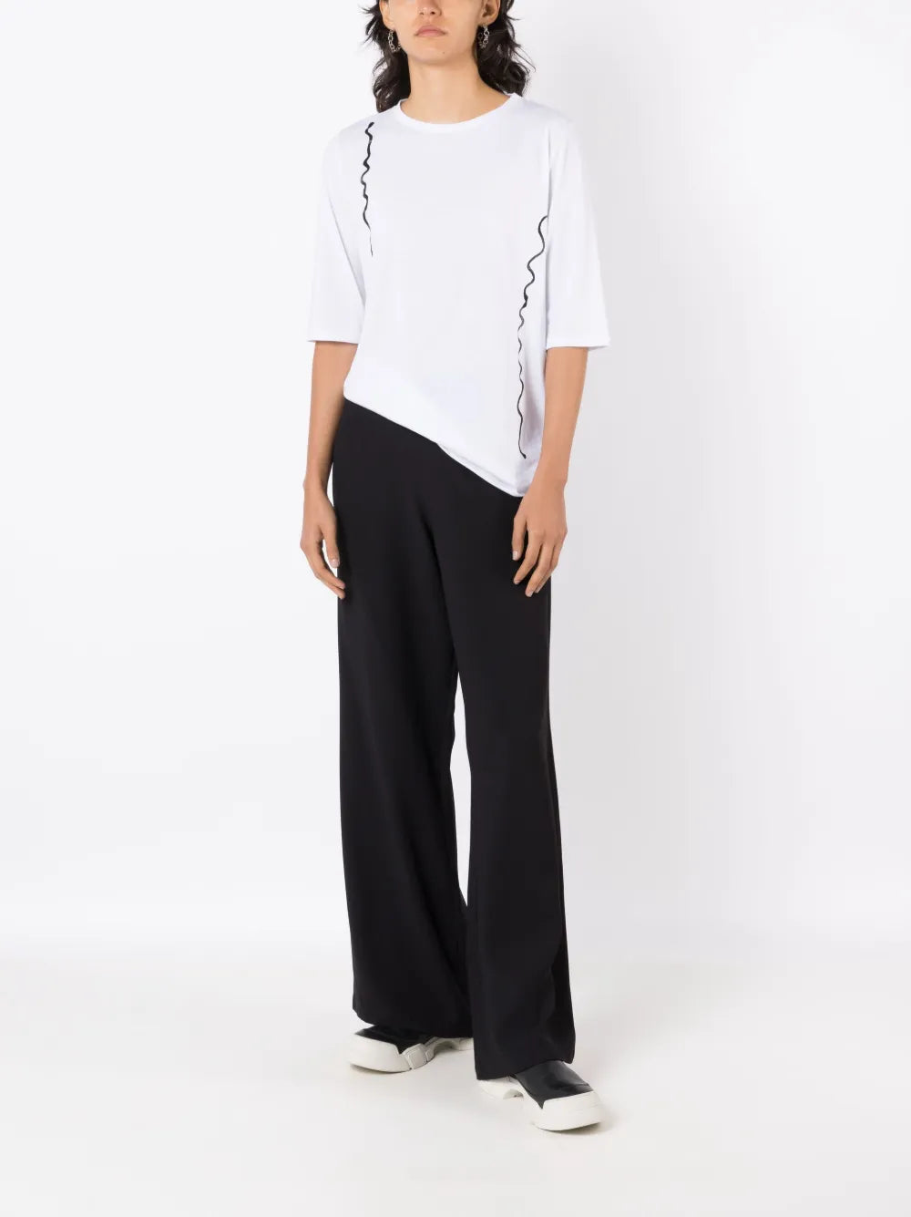 Panela Wide-Leg Cut Trousers