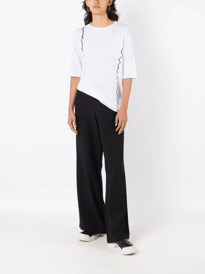 Panela Wide-Leg Cut Trousers