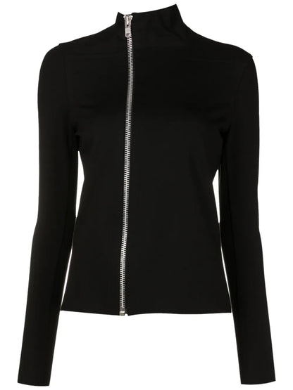 Asymmetric Zip-Up Fitted Jacket