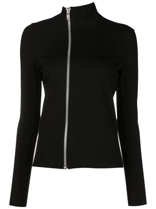 Asymmetric Zip-Up Fitted Jacket