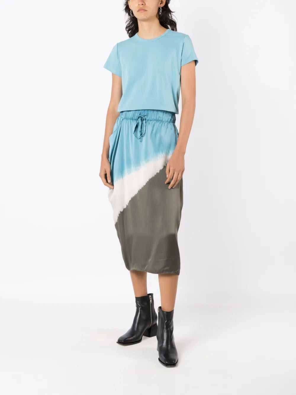 Tonal-Stitching T-Shirt