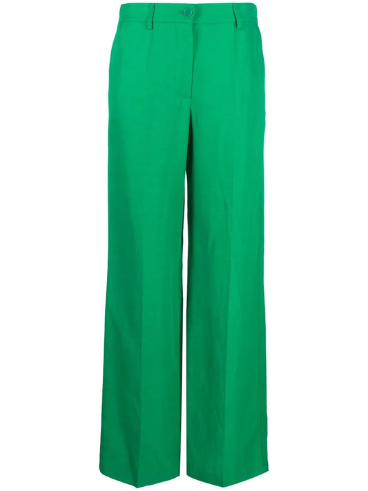 High-Rise Wide-Leg Trousers